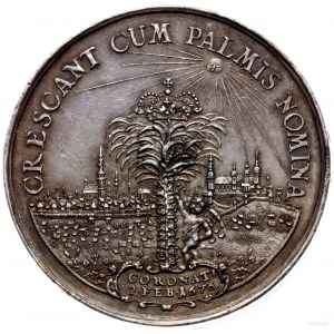 medal z 1676 r. autorstwa Jana Höhna jun. wybity z okaz...