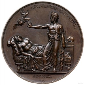 medal z 1820 r. autorstra Barre’a poświęcony Franciszko...