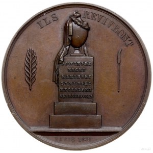 Powstanie Listopadowe 1830-1831, medal z 1831 r. autors...