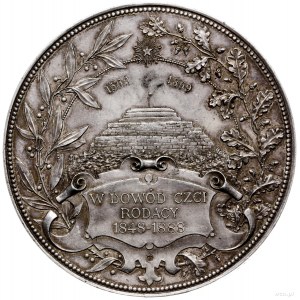 medal z 1884 r. autorstwa A. Scharfa wybity dla uczczen...