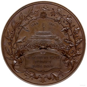medal z 1884 r. autorstwa A. Scharfa wybity dla uczczen...