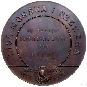 medal z 1927 r. autorstwa Stefana Ślęzaka wybity na 300...