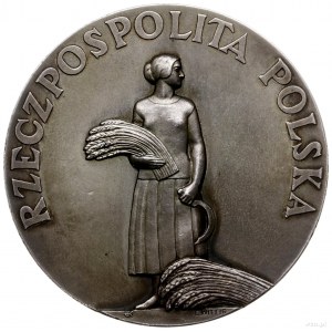 medal nagrodowy niedatowany (1926 r.), autorstwa Edward...