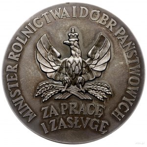 medal nagrodowy niedatowany (1926 r.), autorstwa Edward...