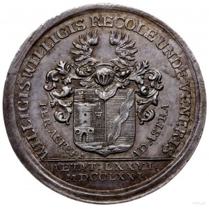 medal z 1771 r. autorstwa J. Helda, wybity z okazji śmi...