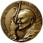 komplet medali papieskich z 1992 r. (Anno XIV) autorstw...