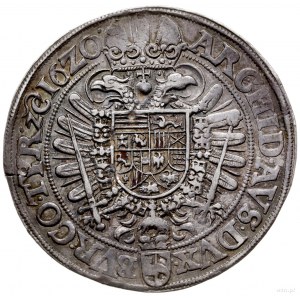 talar 1620, Wiedeń; Aw: Popiersie w prawo, wokoło napis...