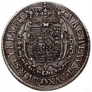 talar 1627, Graz; Aw: Popiersie cesarza w prawo, pod ni...