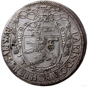 talar 1622, Salzburg; Aw: Tarcze herbowe i napis w otok...