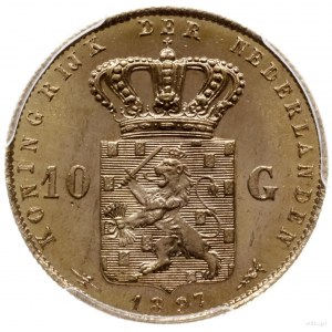 10 guldenów 1897, Utrecht; Fr. 347, Schulman 742; złoto...