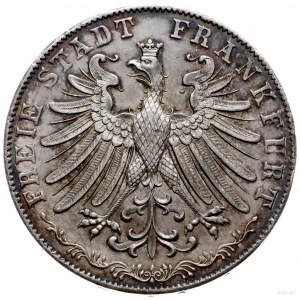 2 guldeny 1855, Frankfurt; wybite z okazji 300. rocznic...