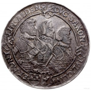 talar 1625, Saalfeld; na awersie znak mincerski WA; Dav...