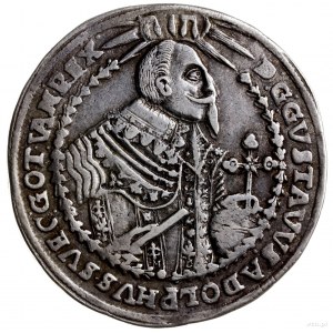 talar 1632, Würzburg; wariant z datą nad głowami gryfów...
