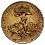 pudełko z 10 monetami próbnymi Bawarii i Prus (nominały...