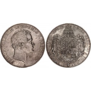 German States Prussia 2 Taler / 3-1/2 Gulden 1851 A