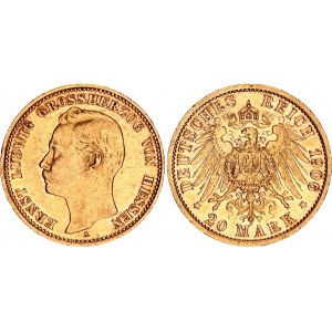 Germany - Empire Hessen 20 Mark 1906 A