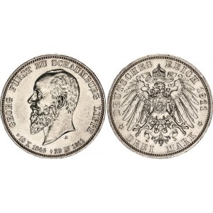 Germany - Empire Schaumburg-Lippe 3 Mark 1911 A