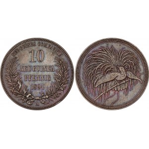 German New Guinea 10 Pfennig 1894 A Berlin