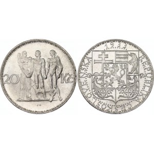 Czechoslovakia 20 Korun 1933