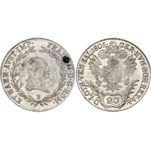 Austria 20 Kreuzer 1805 B