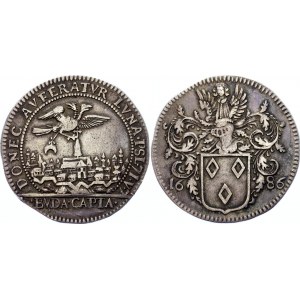 Hungary Silver Medal The Siege and Capture of Budapest from the Turks 1686 Rare Strike in Silver