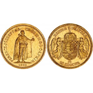 Hungary 10 Korona 1892 KB