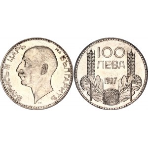 Bulgaria 100 Leva 1937 PCGS MS 62