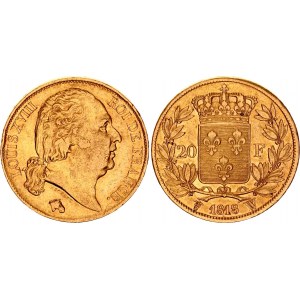 France 20 Francs 1818 W