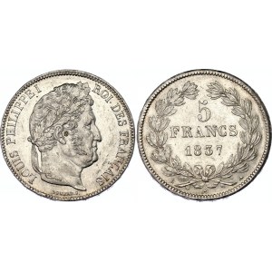 France 5 Francs 1837 A