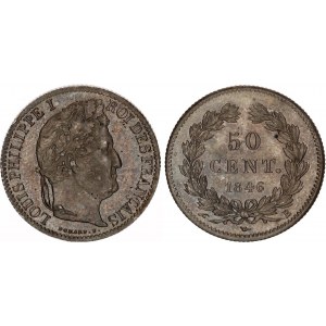 France 50 Centimes 1846 B PCGS MS 66