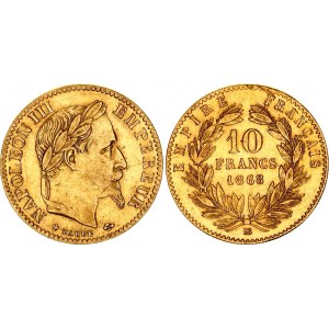 France 10 Francs 1868 BB