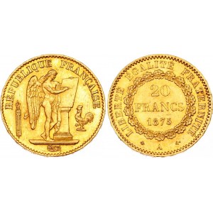 France 20 Francs 1875 A