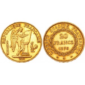 France 20 Francs 1876 A