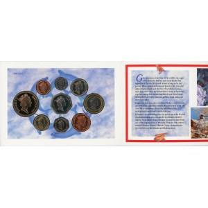 Gibraltar Mint Set of 9 Coins 1997
