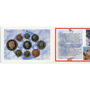 Gibraltar Mint Set of 9 Coins 1998