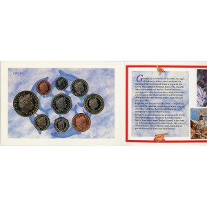 Gibraltar Mint Set of 9 Coins 2001