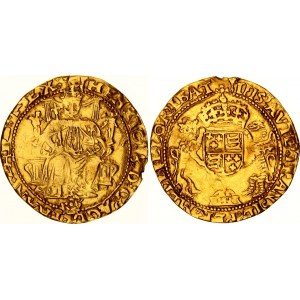 Great Britain 1/2 Sovereign 1544 - 1547 (ND)