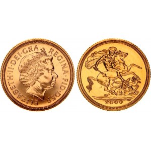 Great Britain 1/2 Sovereign 2000