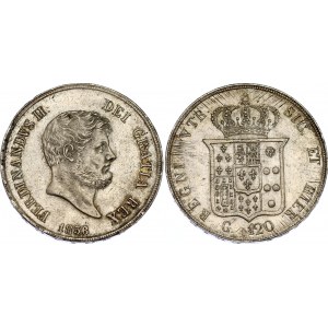 Italian States Two Sicilies 120 Grana 1856