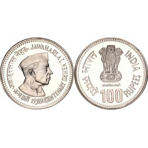 India 100 Rupees 1989 B NGS PF66 Ultra Cameo