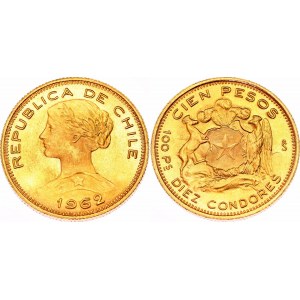 Chile 100 Pesos 1962 So