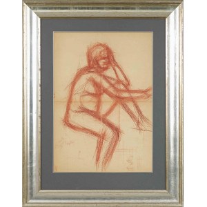 Zygmunt Menkes, Nude of a seated woman