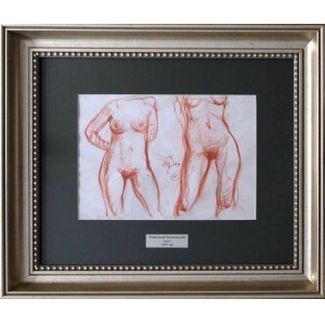 Franciszek Starowieyski, Study of two female nudes, 1989