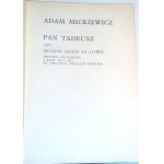 MICKIEWICZ- PAN MICHAEL Illustrationen Szancer Leder Etui