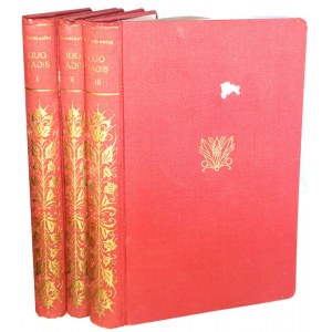 SIENKIEWICZ- QUO VADIS Bd. 1-3 [vollständig in 1 Bd.], erschienen 1933