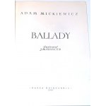 MICKIEWICZ - BALLADY wyd. 1955r. ilustracje SZANCER