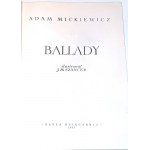 MICKIEWICZ - BALLADY published in 1955. illustrations by SZANCER