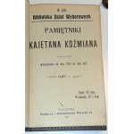 KOŹMIAN- MEMOIRS OF KAJETAN KOŹMIAN VOL. 1-6 (in 2 vols.) published 1907