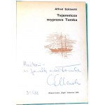 SZKLARSKI- TAJEMNICZA WYPRAWA TOMKA wyd. 1976 autograf autora