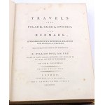 COXE- TRAVELS INTO POLAND, RUSSIA, SWEDEN, AND DENMARK t.1-2 [komplet w 2 wol.] wyd. 1784